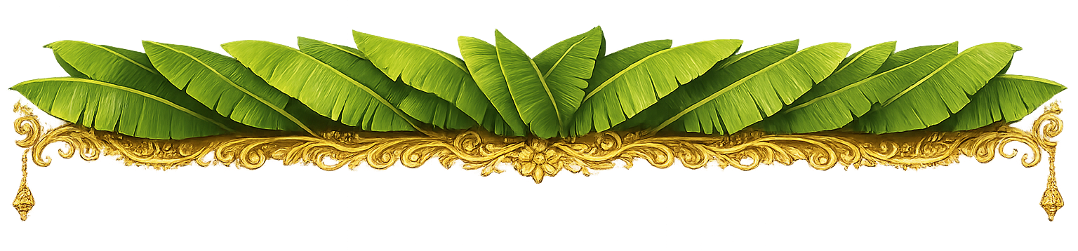 Banana leaf divider